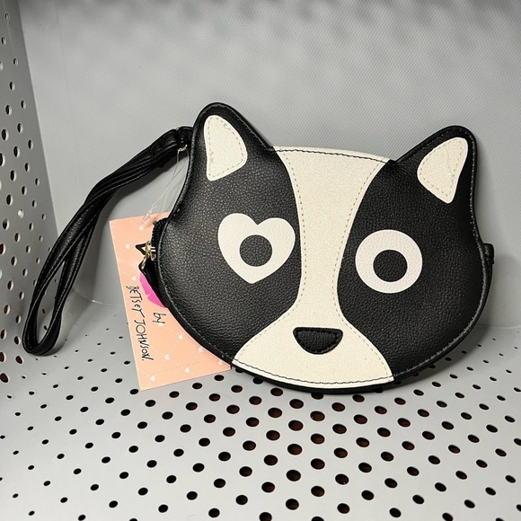 NWT Luv Betsey by Betsey Johnson Puppy Wristlet Bag - Picture 1 of 12